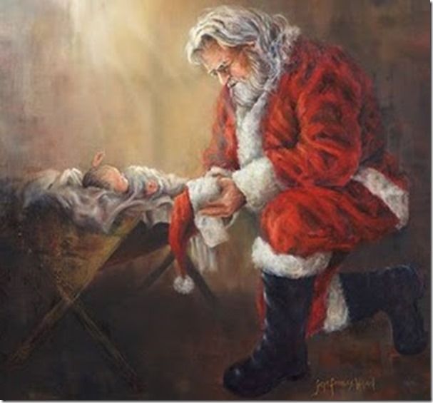 Santa and Jesus